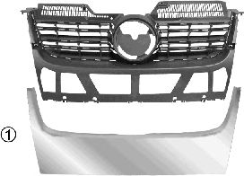 VAN WEZEL 5886519 -  Решетка радиатора